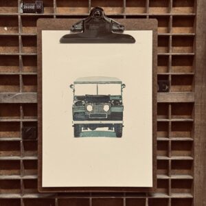 Series 1 Land Rover - A4 print